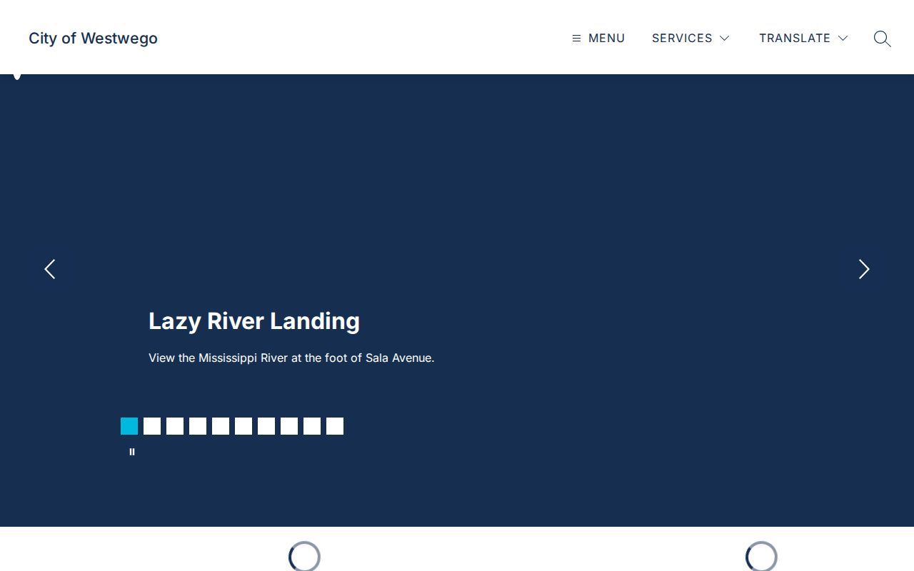Westwego official city site and local court-docket contact route